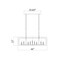 Z-Lite Easton Linear Chandelier, 9-Light, 13 In.W x 44 In.L x 13 In.H, Rubbed Brass/Rubbed Brass 3038-9L-RB - alternate 8